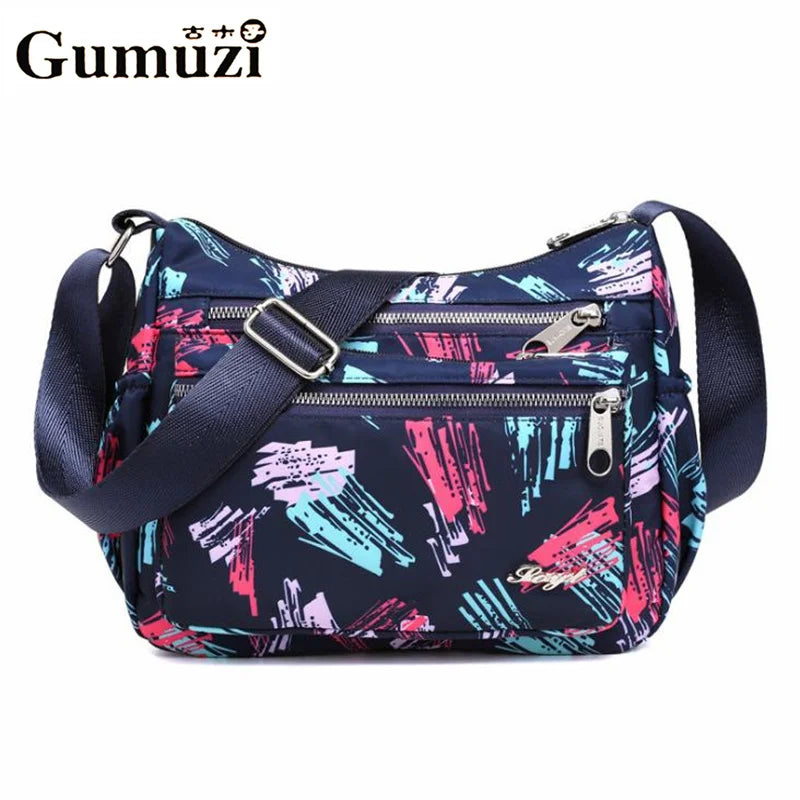 Canvas Shoulder Bag Ladies Waterproof Handbags Female Crossbody Travel
