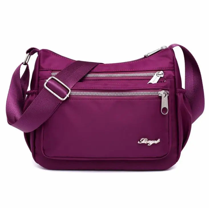 Canvas Shoulder Bag Ladies Waterproof Handbags Female Crossbody Travel