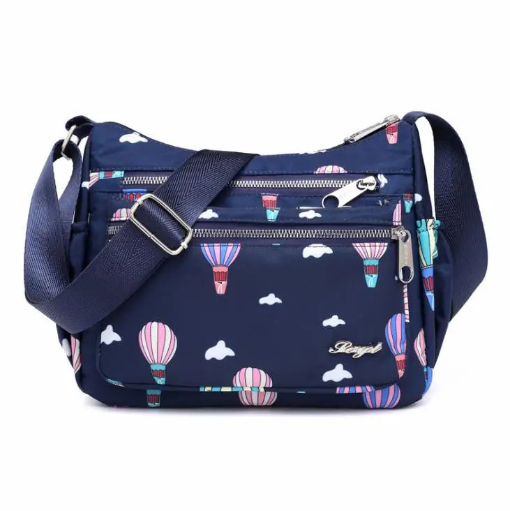 Canvas Shoulder Bag Ladies Waterproof Handbags Female Crossbody Travel