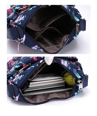 Canvas Shoulder Bag Ladies Waterproof Handbags Female Crossbody Travel