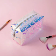Transparent Jelly Makeup Bag Portable Beauty Pouch Travel Cosmetic Bag