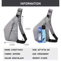 Waterproof Business Sling Bags Anti-theft Travel Chest Pack