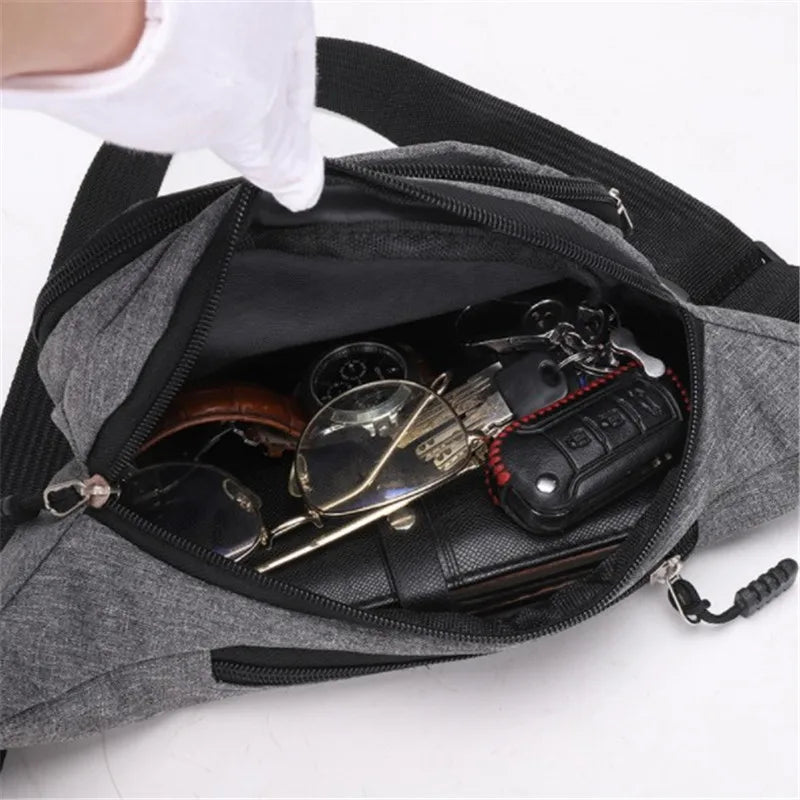 Nylon Leisure Running Phone Bag Waist Bag Fitness Phone Bag