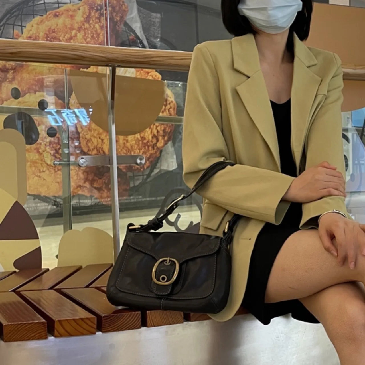 Medieval Vintage Bag Women Retro Small Armpit Antique Bag Adult Girls PU Shoulde