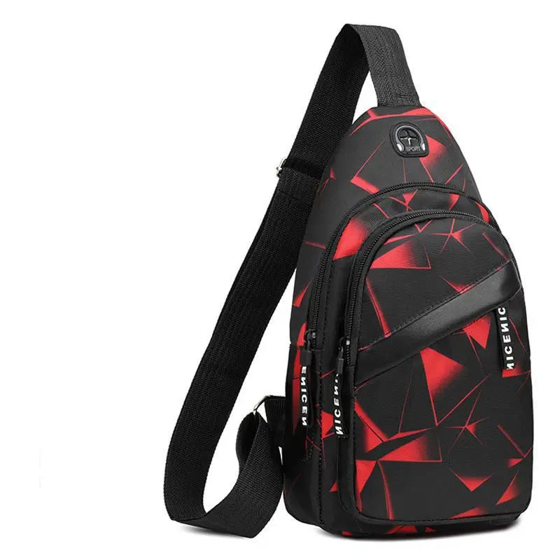 Men Casual Shoulder Bag Crossbody Travel Messenger Chest Pack
