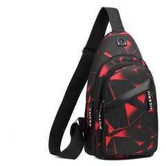 Men Casual Shoulder Bag Travel Crossbody Sling Messenger Chest Bag