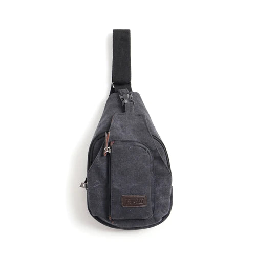 Men Chest Bag Single Shoulder Canvas Messenger Bags Travel Military Bag