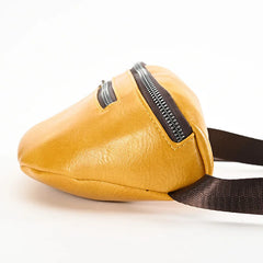 Men Leather Waist Packs Men Organizer Travel Waist Pack Necessity Waist Belt Mob