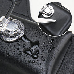 Men Leather Waist Pack Phone Pouch Bags Waterproof Crossbody Bags