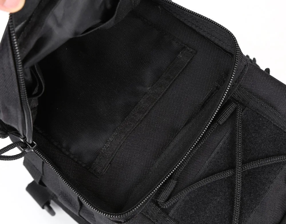 Camouflage Chest Pack Travel Shoulder Bag Crossbody Sacoche Homme