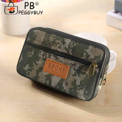 Men Multifunction PU Leather Fanny Waist Bag Casual Mobile Phone Purse Pocket