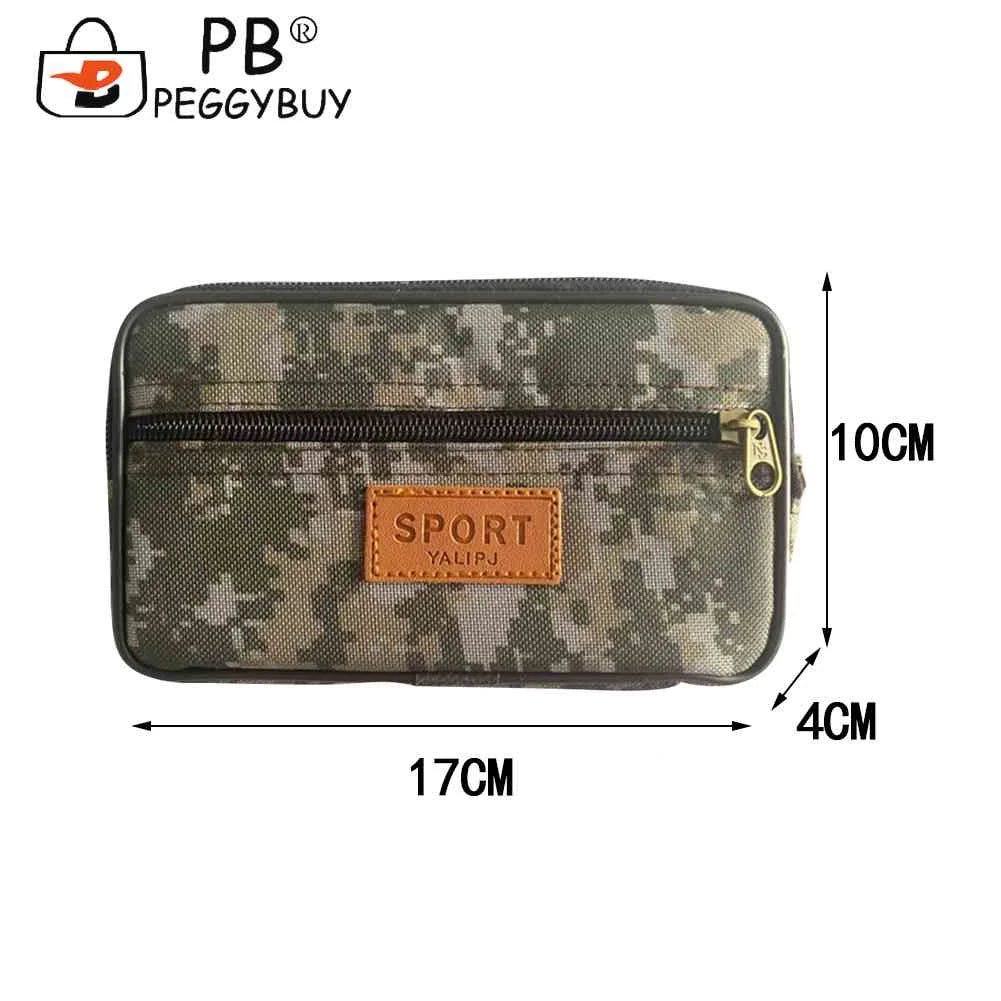 Men Multifunction PU Leather Fanny Waist Bag Casual Mobile Phone Purse Pocket