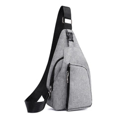 Men Oxford Cloth Chest Bag Sports Outdoor Leisure Multi-function Bag