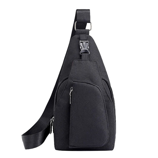 Men Oxford Cloth Chest Bag Sports Outdoor Leisure Multi-function Bag