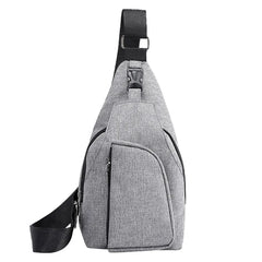 Men Oxford Cloth Chest Bag Sports Outdoor Leisure Multi-function Bag