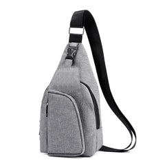 Men Oxford Cloth Chest Bag Sports Outdoor Leisure Multi-function Bag