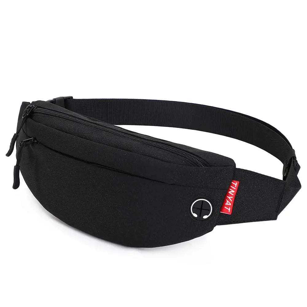 Men Waist Bag Fanny Pack Pouch Sport Belt Hip Chest Crossbody Purse