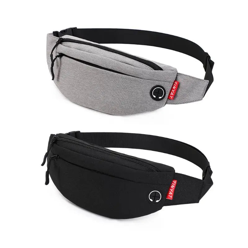 Men Waist Bag Fanny Pack Pouch Sport Belt Hip Chest Crossbody Purse