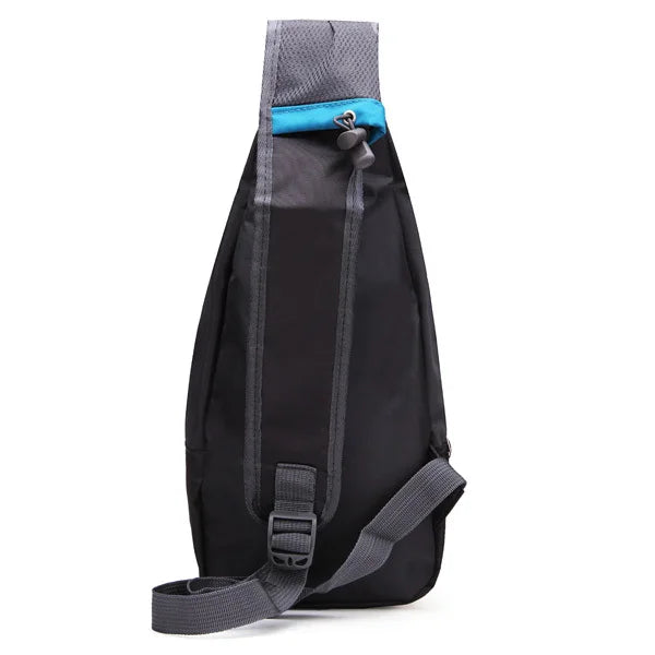 Men Waist Pack Nylon Crossbody Bag Waterproof Chest Travel Fanny Bag