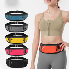 Reflective Strip Waist Bag for Outdoor Sports and Travel