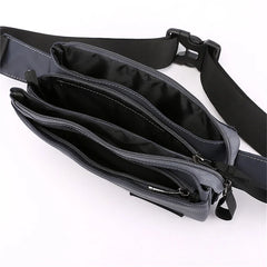 Men Women Nylon 4 Pockets Waterproof Waist Packs Fanny Pack