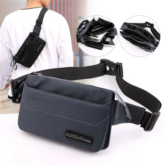 Men Women Nylon 4 Pockets Waterproof Waist Packs Fanny Pack