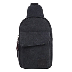 Unisex Sling Chest Pack USB Charging Crossbody Bag