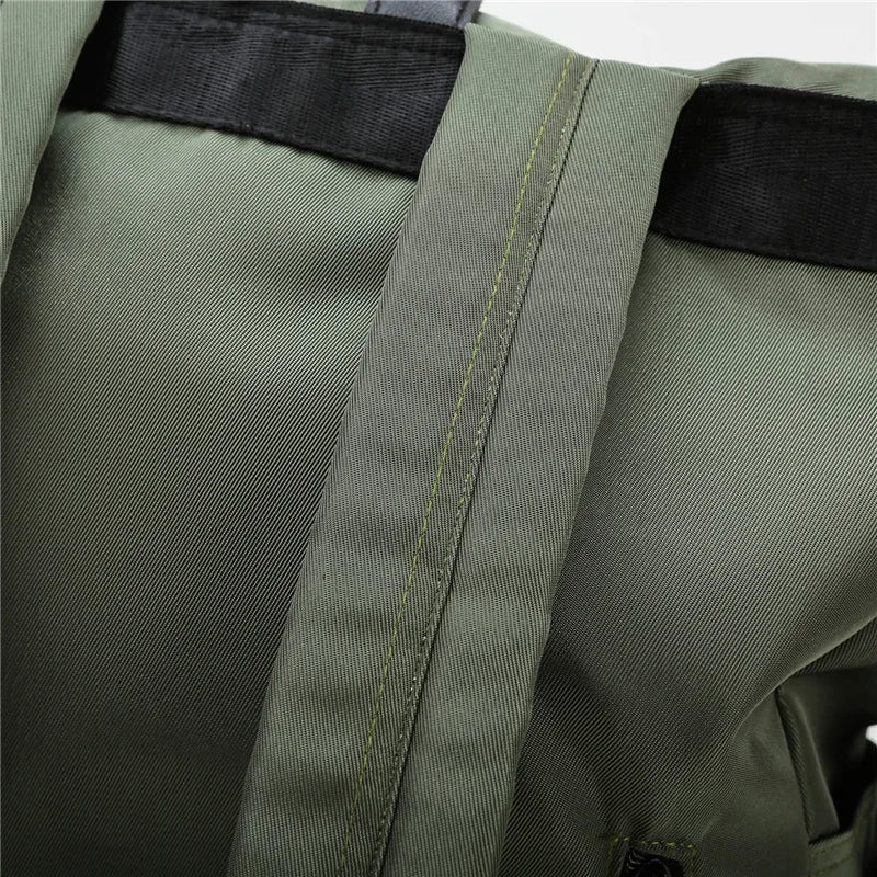 Men Women Travel Backpack Soft Fabric Tooling Backpack