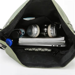 Men Women Travel Backpack Soft Fabric Tooling Backpack