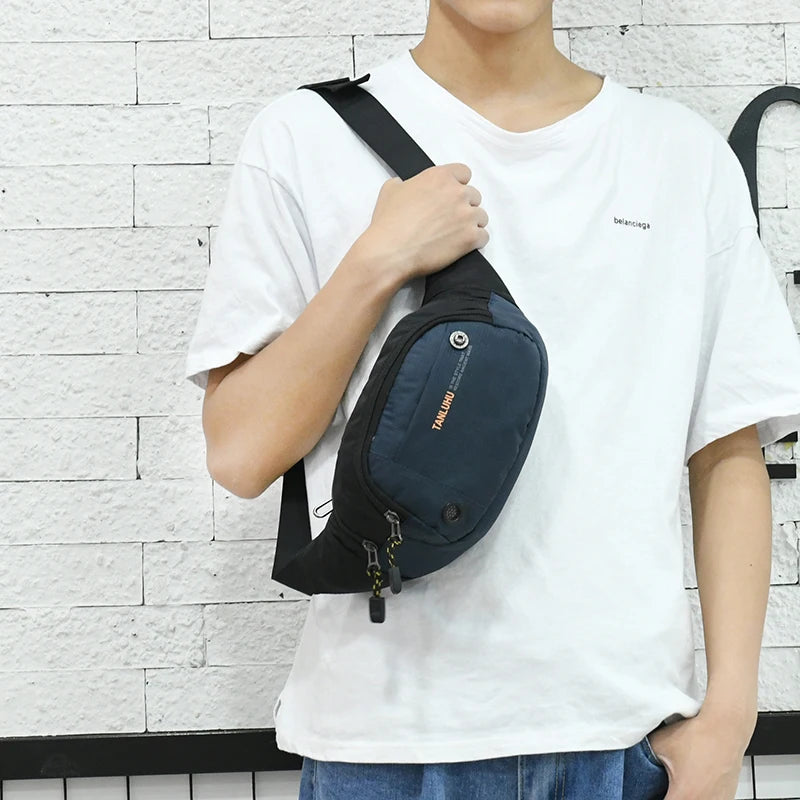 Canvas Fanny Pack Large Phone Belt Bag Pouch