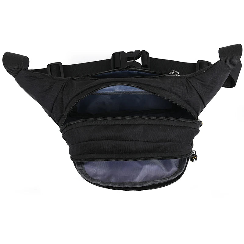 Canvas Fanny Pack Large Phone Belt Bag Pouch
