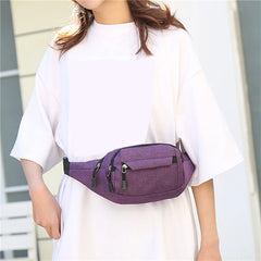 Canvas Waist Bag Phone Belt Pouch Outdoor Travel Hip Bags