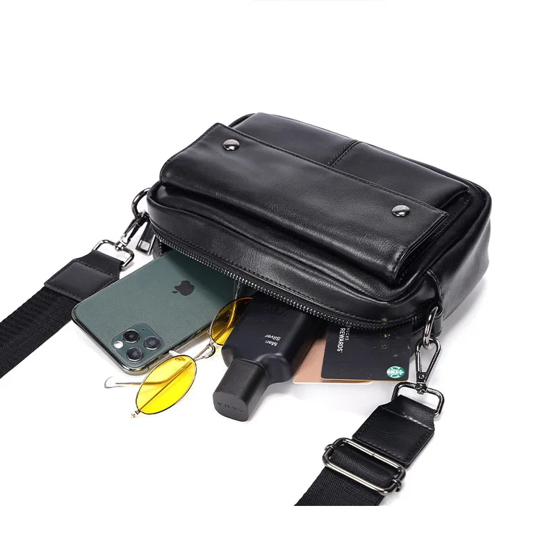 Men's Crossbody Bag Small Shoulder Handbag Messenger Bag Phone Purse