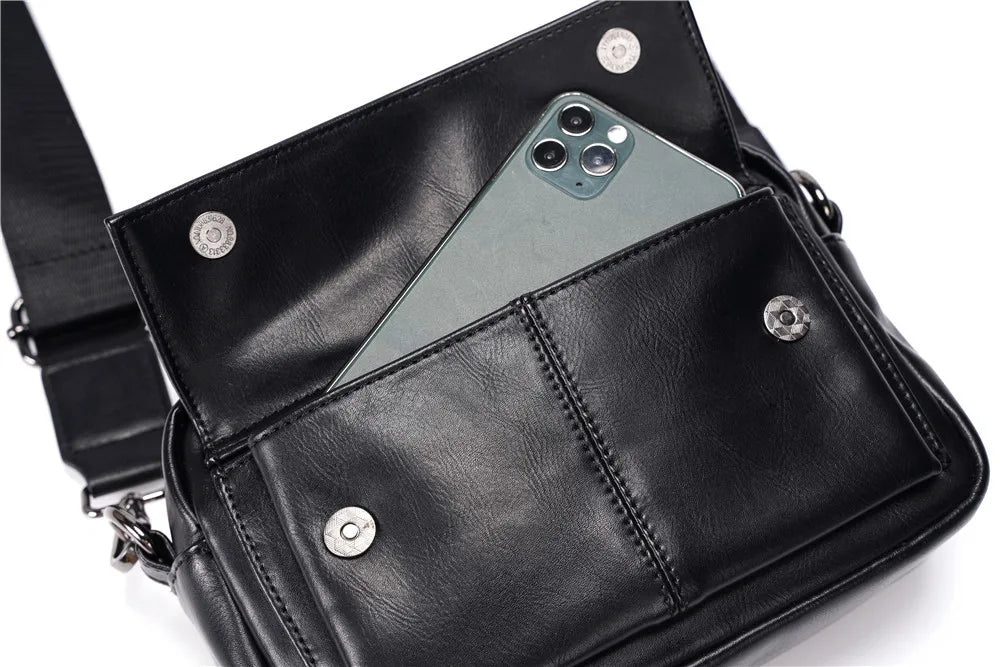 Men's Crossbody Bag Small Shoulder Handbag Messenger Bag Phone Purse