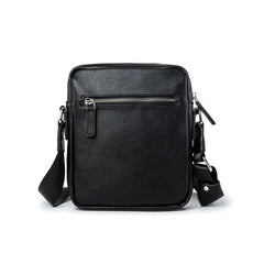 Men's Crossbody Bag PU Leather Small Shoulder Messenger Bag