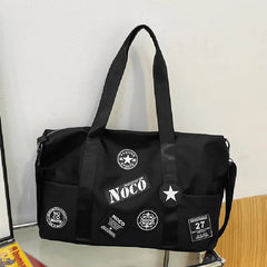 Men's Nylon Travel Duffel Large Capacity Weekend Handbag