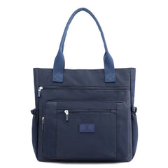 Nylon Shoulder Bag Women Handbag Large Capacity Tote Solid Shopping Bag