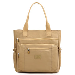 Nylon Shoulder Bag Women Handbag Large Capacity Tote Solid Shopping Bag