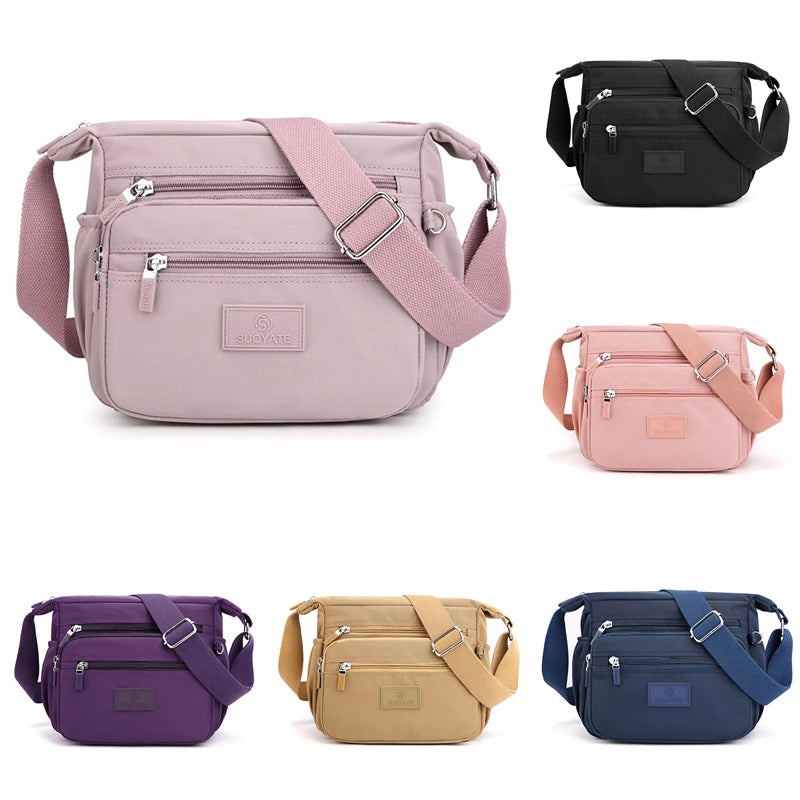 Nylon Shoulder Bag Women's Handbag Large Capacity Crossbody Purse