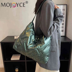 Cotton Padded Messenger Bag for Ladies
