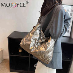 Cotton Padded Messenger Bag for Ladies