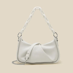 Messenger Handbags Hot Style Fold Soft Dumpling Bag Female Chain