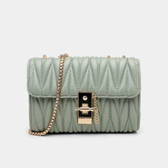 Embroidery Messenger Bag Chain Small Square Women Handbags