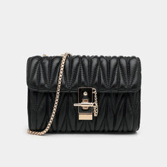 Embroidery Messenger Bag Chain Small Square Women Handbags
