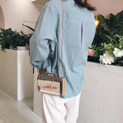 Hollow Evening Bag Women Crossbdoy Chain Purse Party Clutch