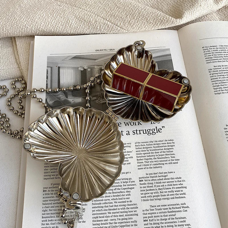 Metal Lipstick Bag for Women Dinner Shell Bag
