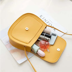 Mini Fringed Square PU Leather Shoulder Bag