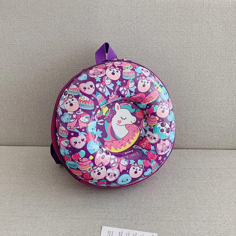 Children's Mini Hard Shell Backpack, Cute Print Schoolbag