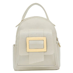 Mini Backpack Women PU Leather Patchwork Shoulder Bag Portable