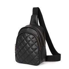 Embroidery Mini Chest Bag Phone Pocket Cross Body Neck Fanny Pack
